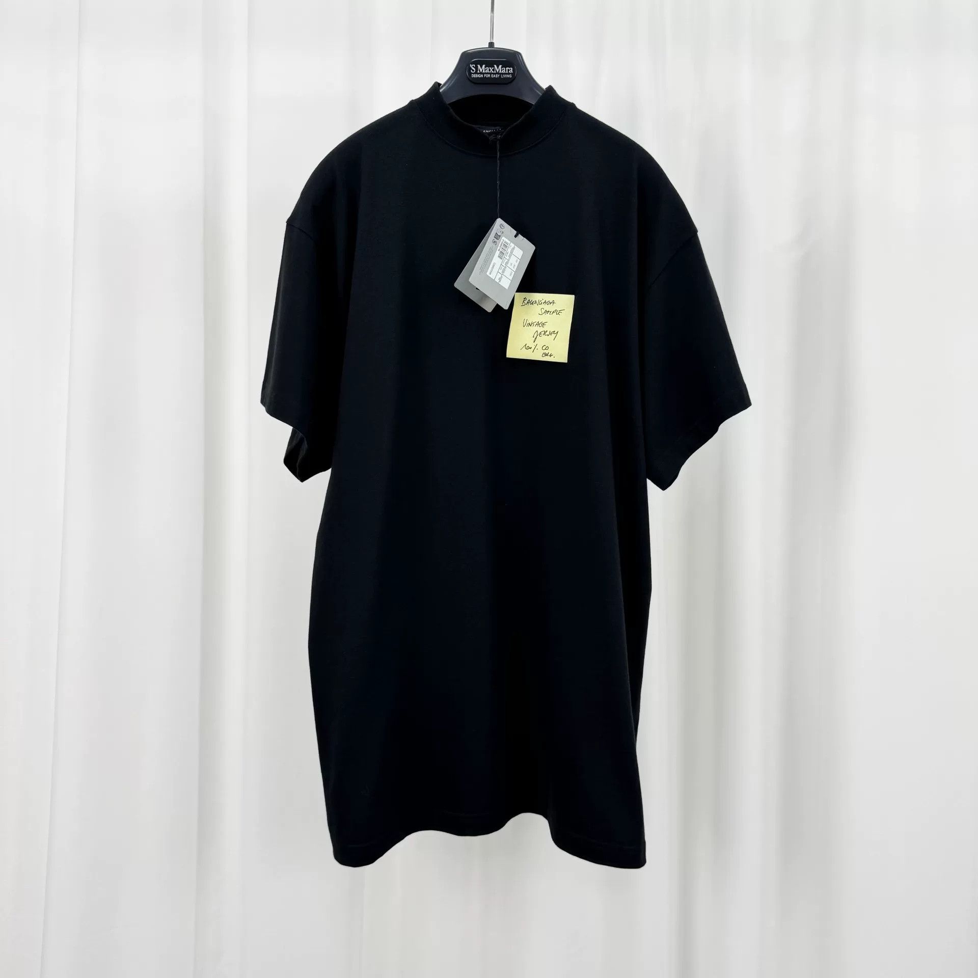 Balenciaga Balenciaga New Black Printed Short Sleeve Shirt Size US XS / EU 42 / 0 - 1 Thumbnail