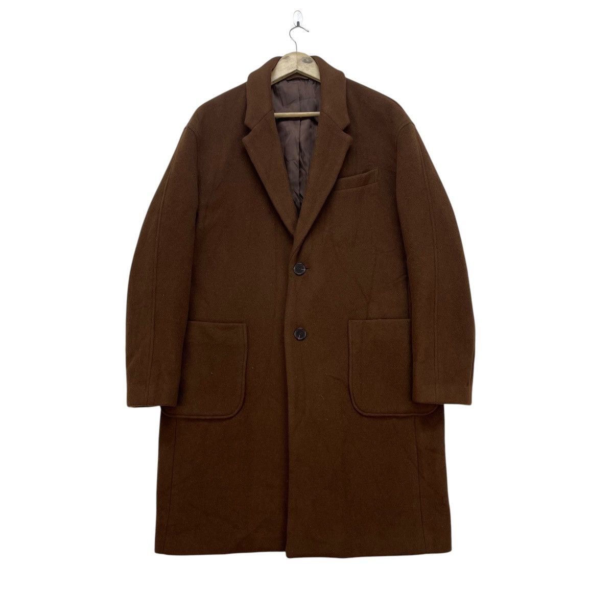 Japanese Brand Vintage 8Second Wool Long Coat Jacket Size US M / EU 48-50 / 2 - 1 Thumbnail