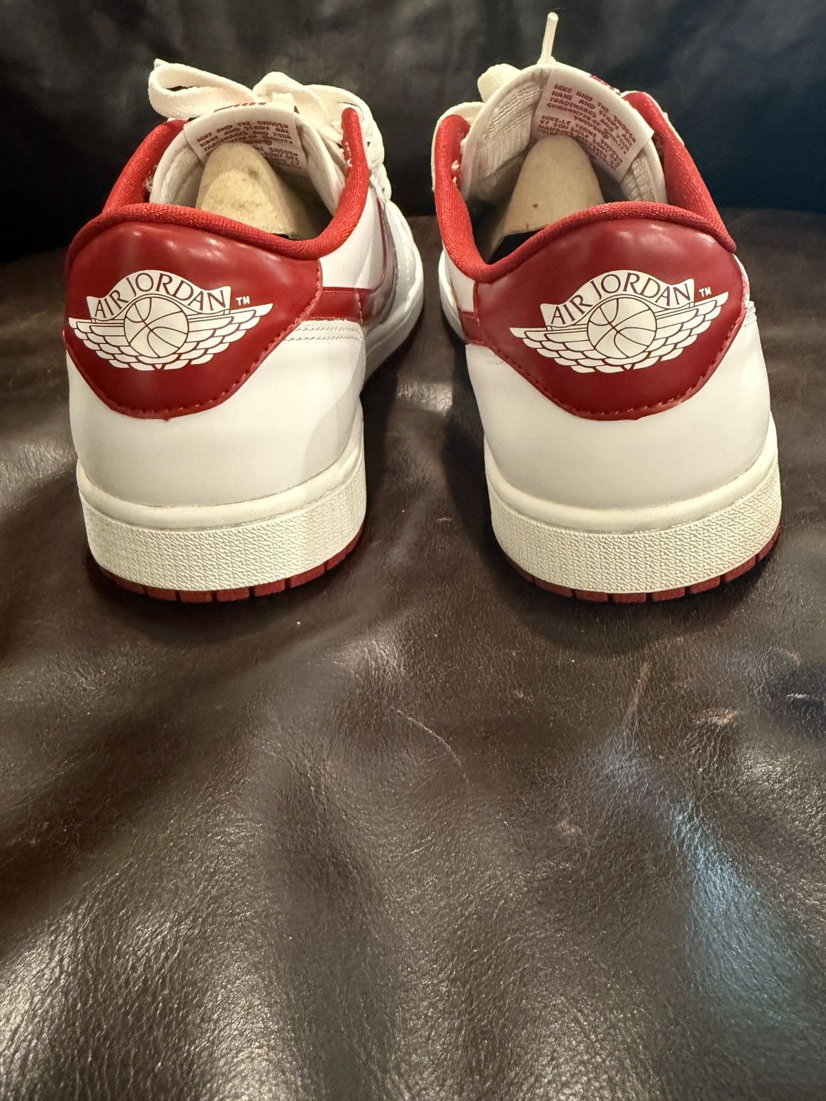 Nike Air Jordan 1 Retro Low White Varsity Red (2015) - Size 11.5M Size US 11.5 / EU 44-45 - 10 Thumbnail