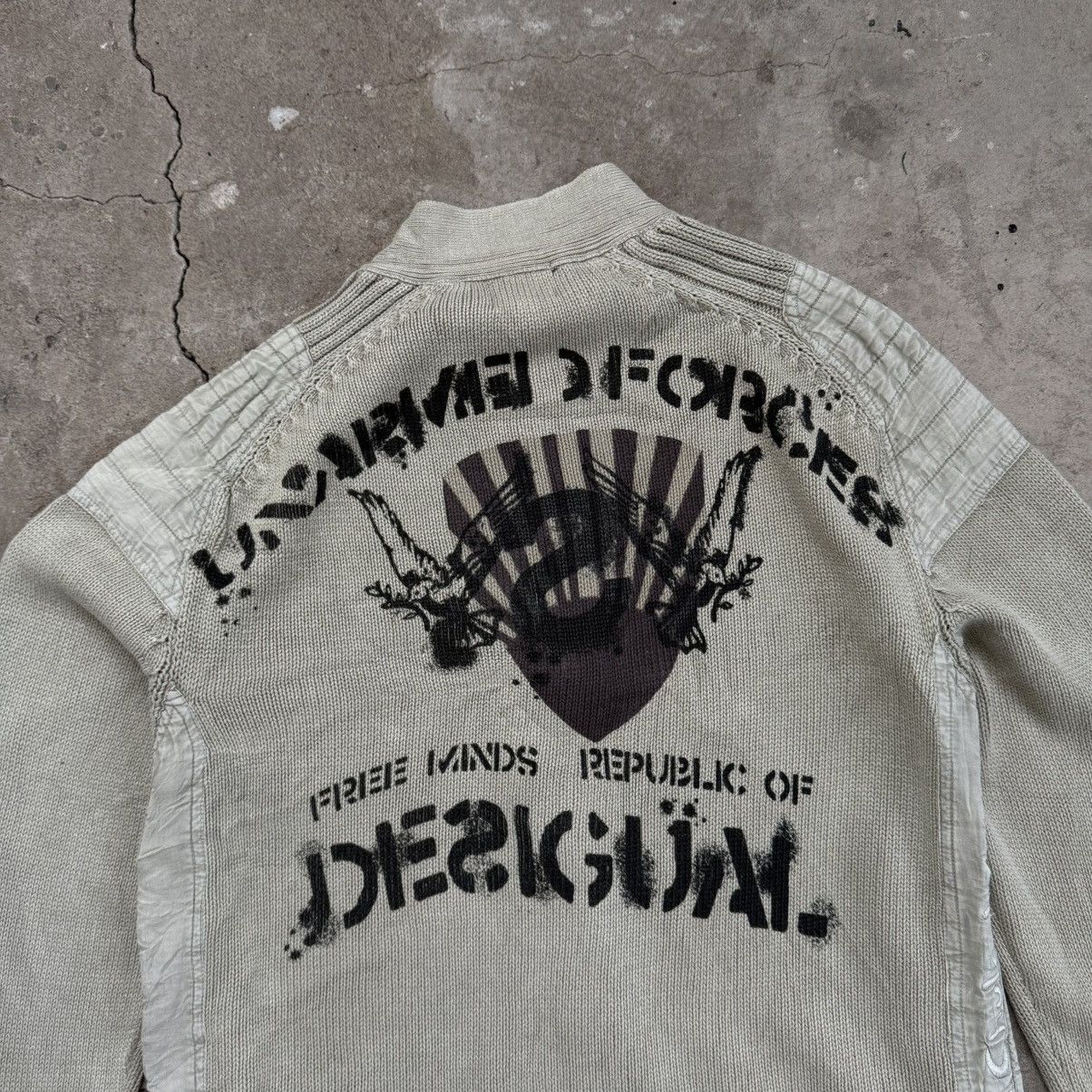 Desigual Desigual Avant Garde Graphic Zip Sweater Size US L / EU 52-54 / 3 - 6 Thumbnail