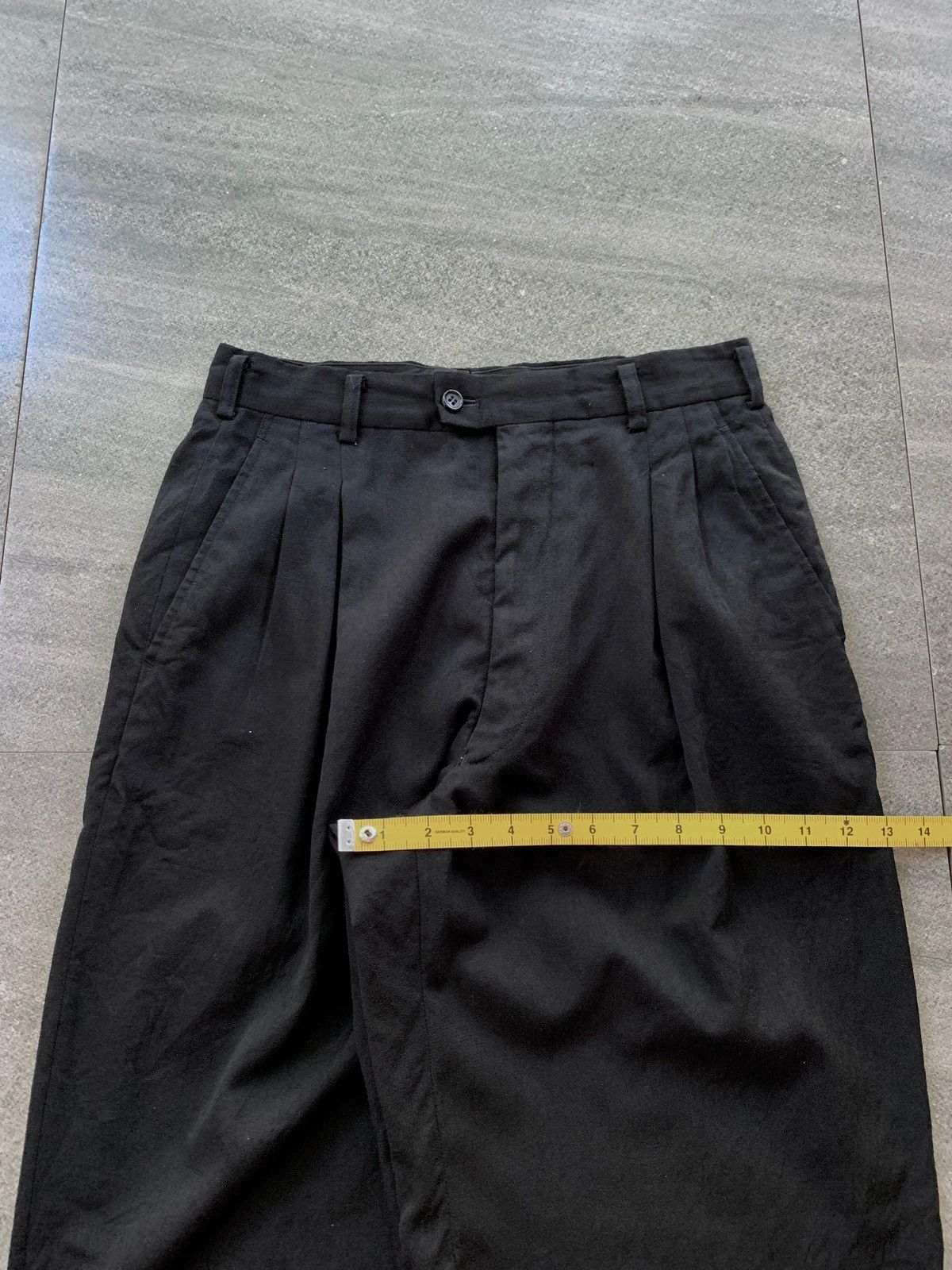 Comme des Garcons Homme FREE TAX! CDGH 90s Baggy Wideleg Wool Trousers Size US 30 / EU 46 - 12 Thumbnail