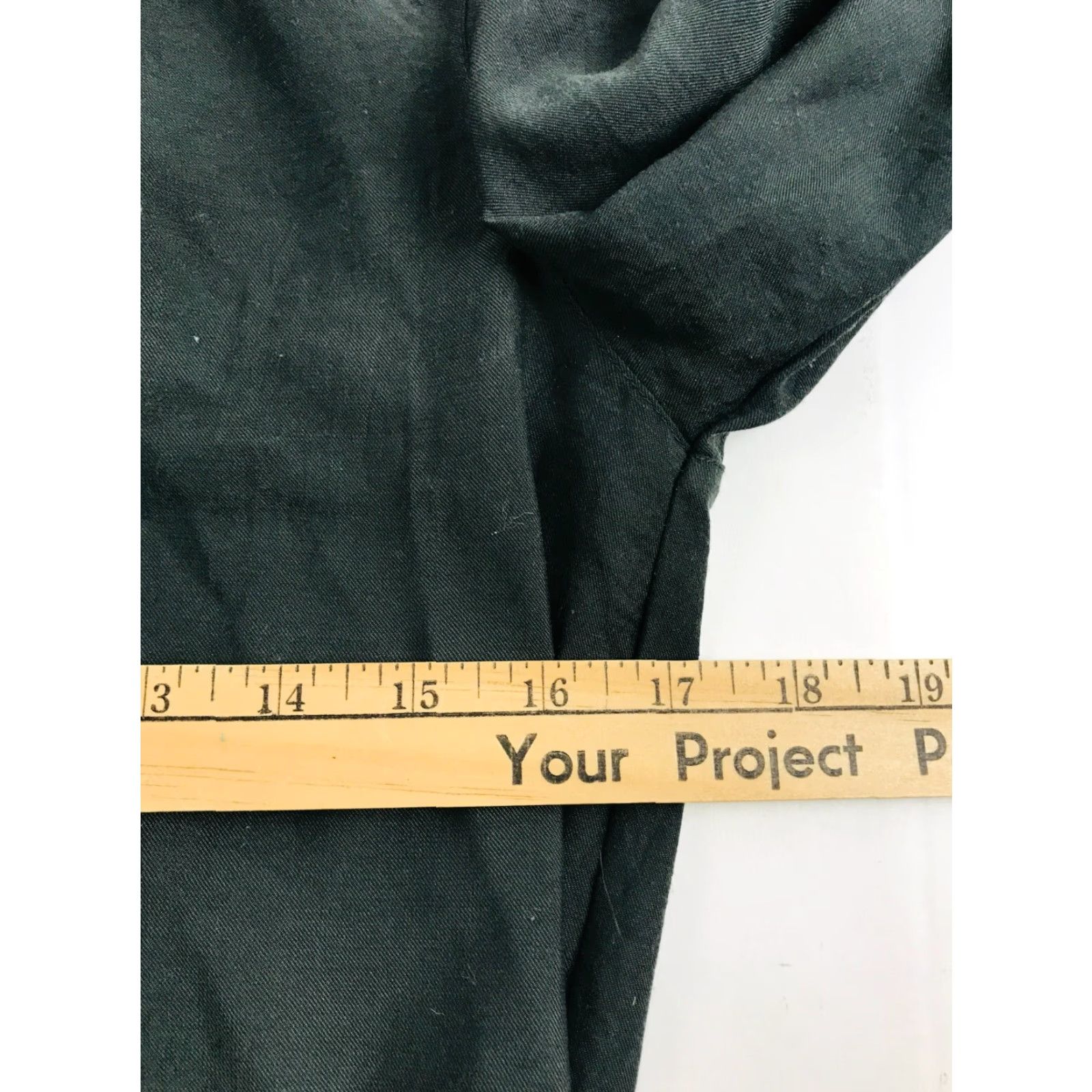 Vintage The Limited Blouse Women's XS Hunter Green Smocked Waist 3/4 Button Ruffled Size XS / US 0-2 / IT 36-38 - 3 Thumbnail
