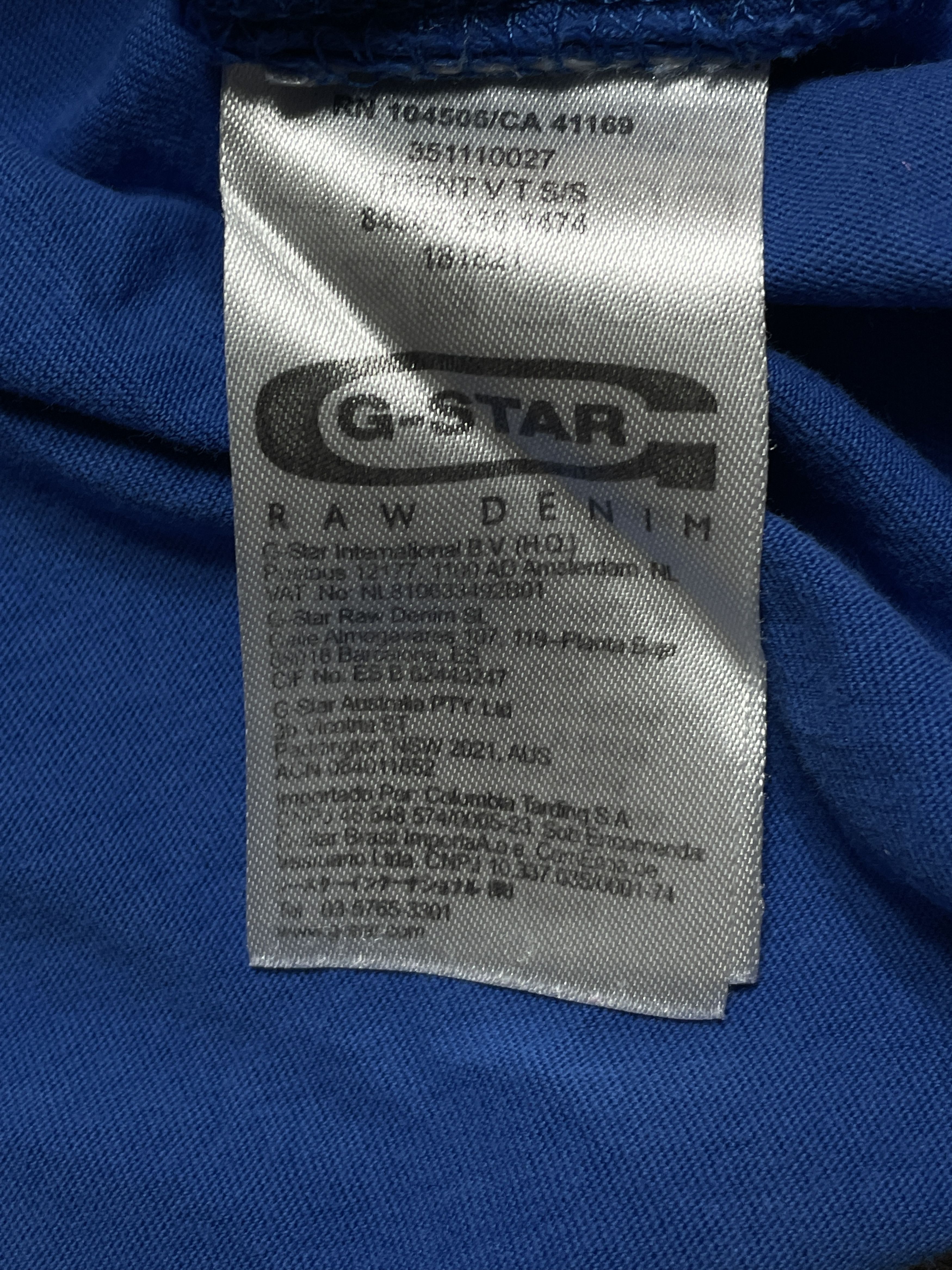 G-Star G-Star Raw T-Shirt Spellout Streetwear Y2K Size US XL / EU 56 / 4 - 6 Thumbnail
