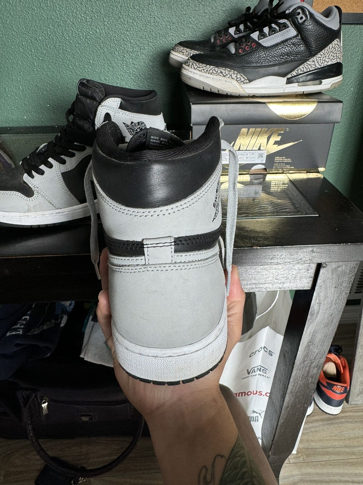 Jordan Brand × Nike Jordan 1 High ‘Shadow 2.0’ 2021 Size US 10.5 / EU 43-44 - 12 Thumbnail