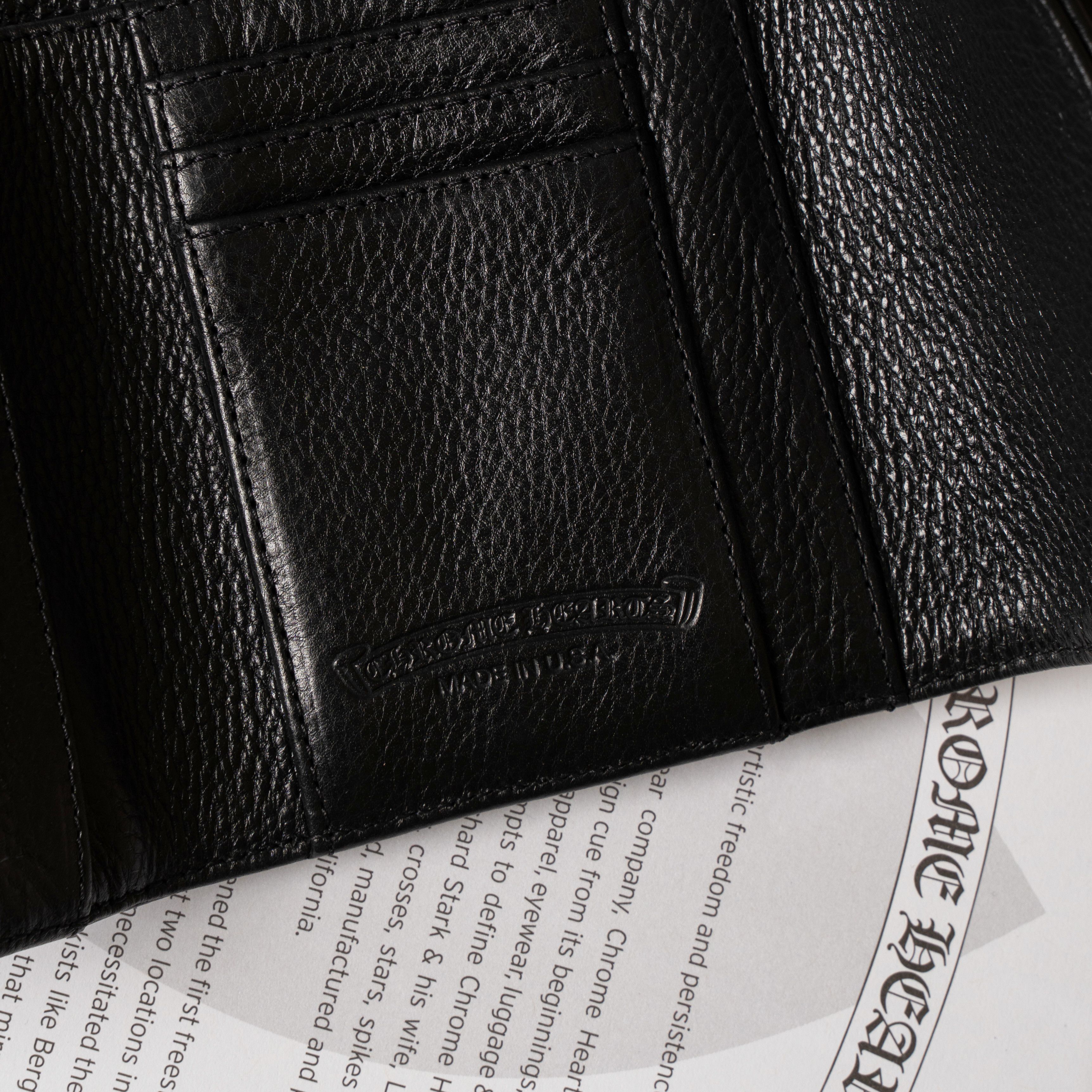 Chrome Hearts Chrome Hearts Wave mini black wallet Size ONE SIZE - 7 Thumbnail