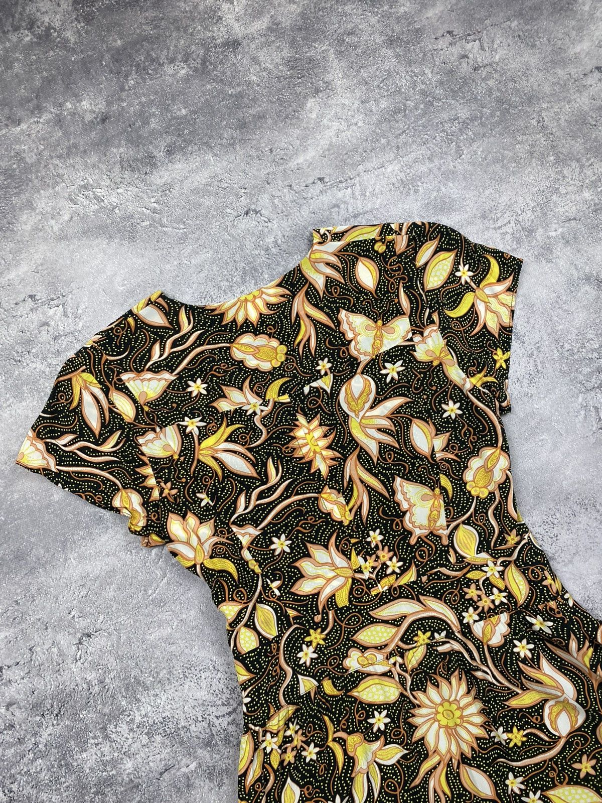 The Kooples The Kooples Paris Floral Multicolour Midi Dress Size 0 Size XS / US 0-2 / IT 36-38 - 19 Thumbnail