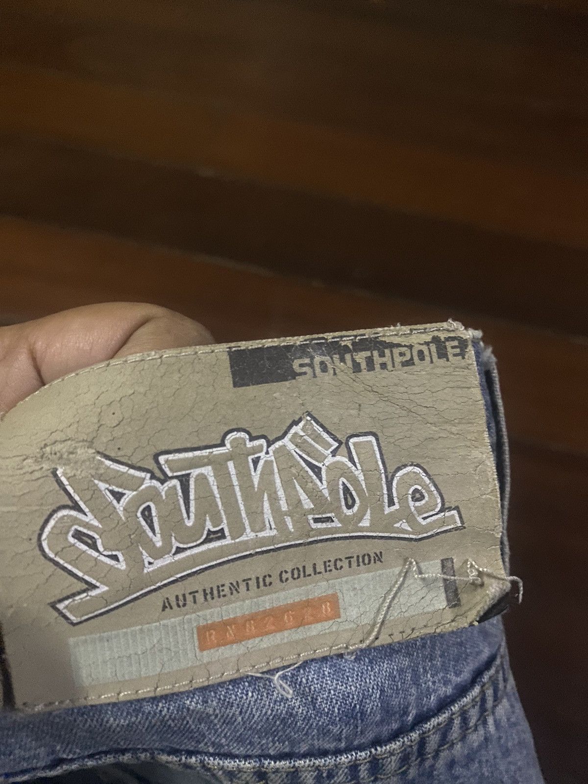 Anchor Blue × Southpole Fire vintage southpole wideleg baggy distressed mud wash Size US 34 / EU 50 - 15 Thumbnail