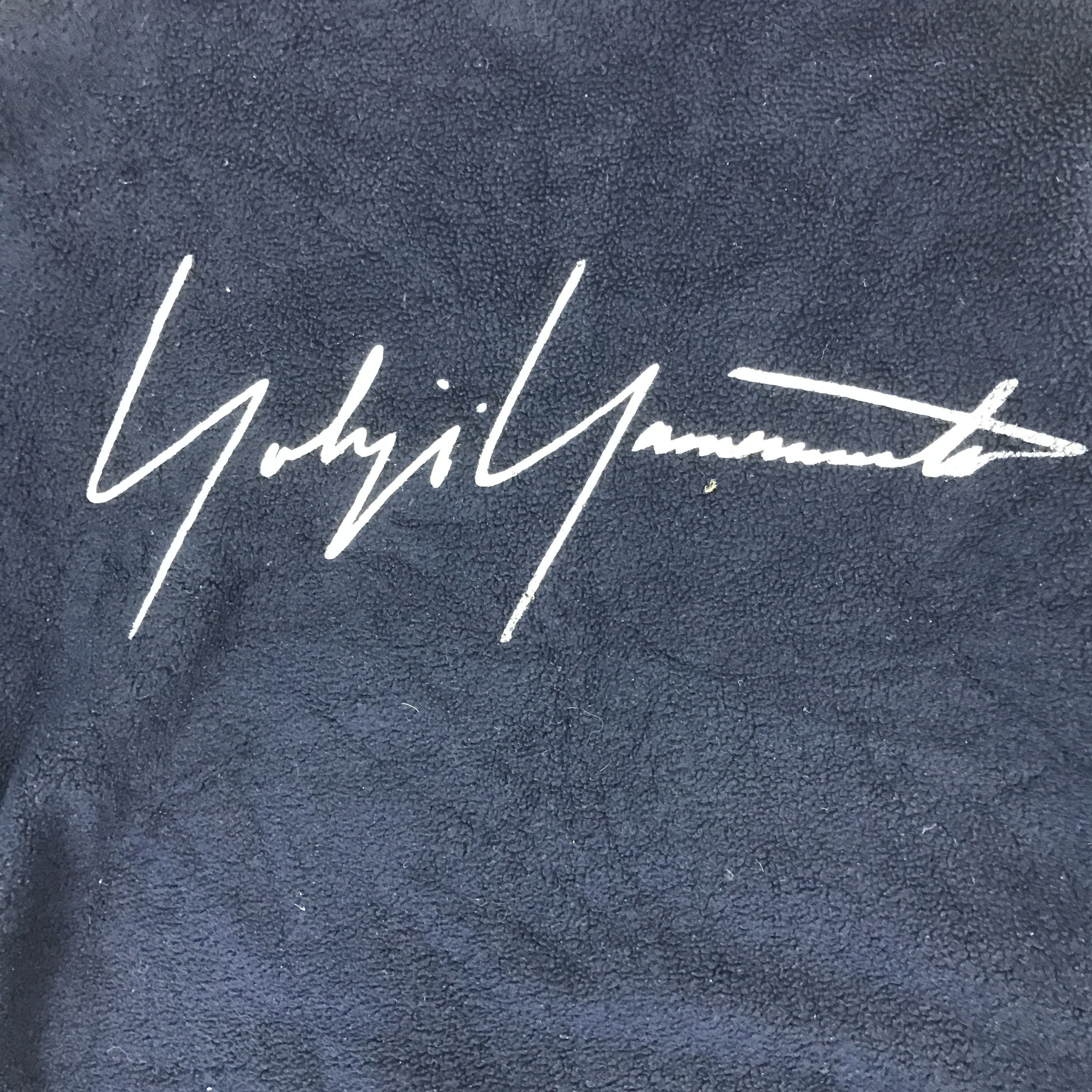 Adidas × Japanese Brand × Yohji Yamamoto Adidas X Yohji Yamamoto Fleece V-Neck custom Art Sweatshirt Size US L / EU 52-54 / 3 - 5 Thumbnail