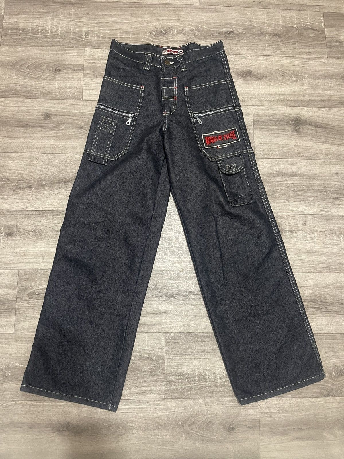 Jean × Streetwear Vintage Cargo Pants Baggy Jeans. 2000s