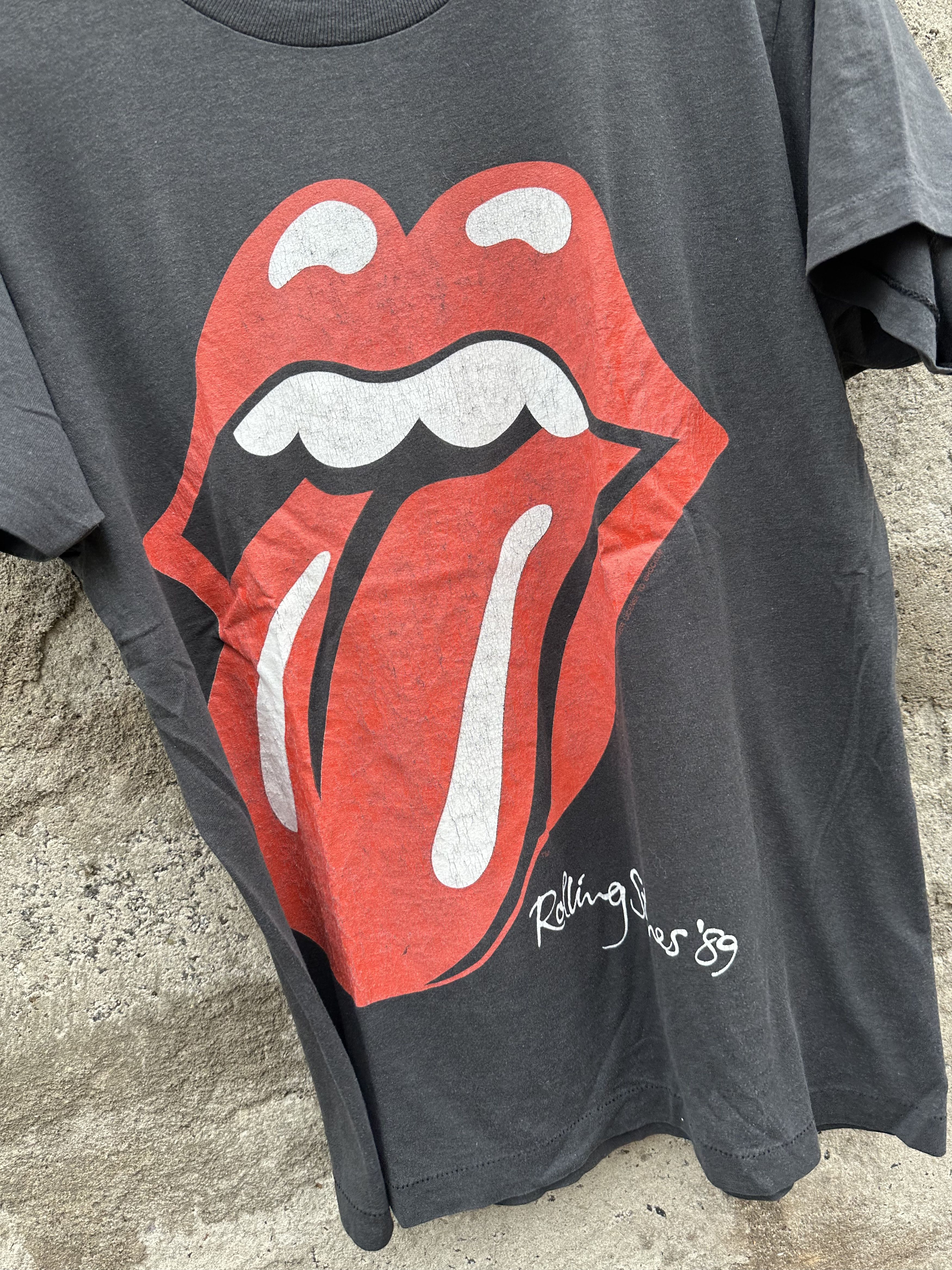 The Rolling Stones Vintage Rolling Stones 1989 Canadian Tour T-Shirt Size US L / EU 52-54 / 3 - 2 Thumbnail