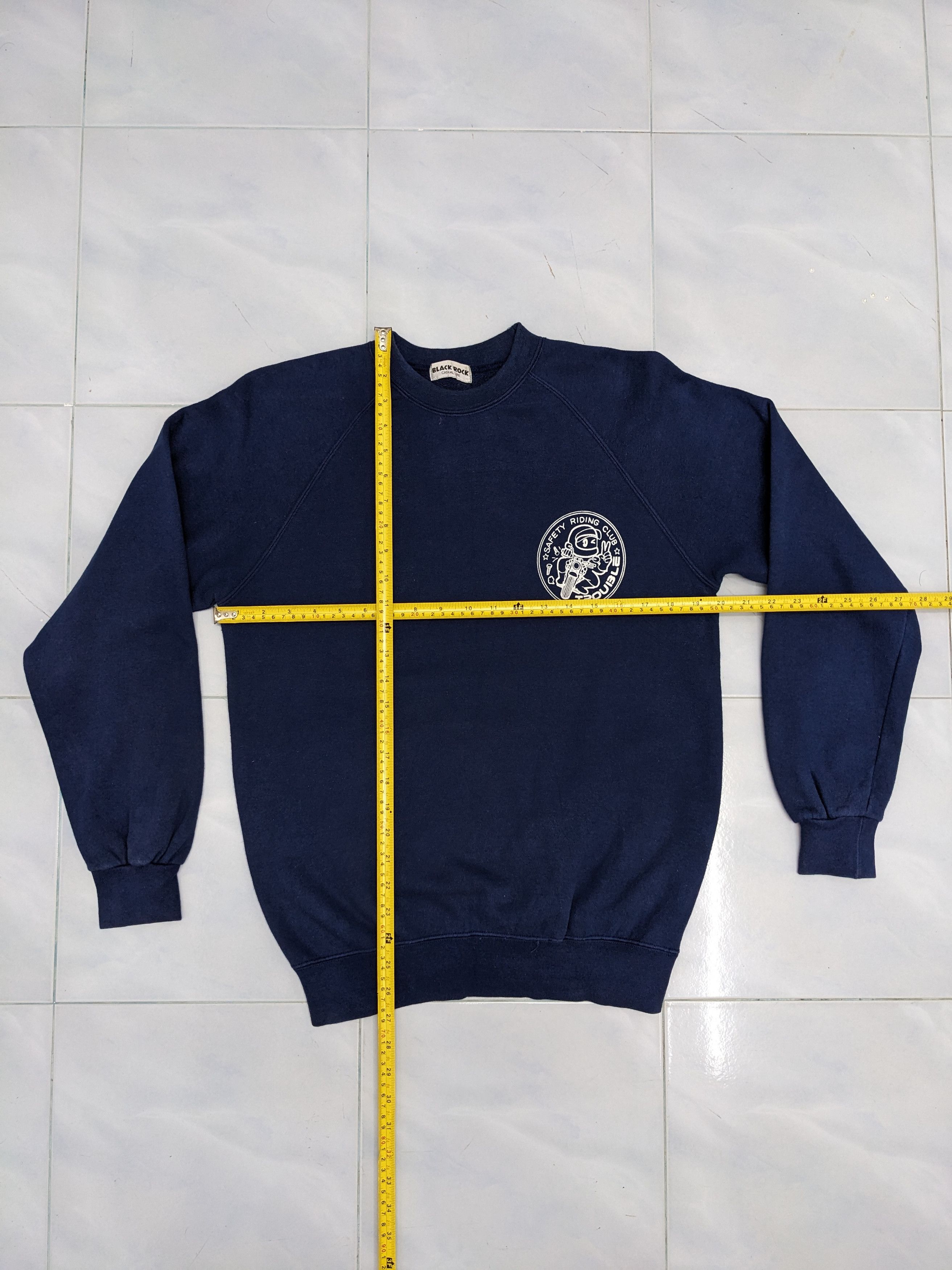 Japanese Brand × Vintage VINTAGE JAPANESE BLACK ROCK SWEATSHIRT Size US M / EU 48-50 / 2 - 6 Thumbnail