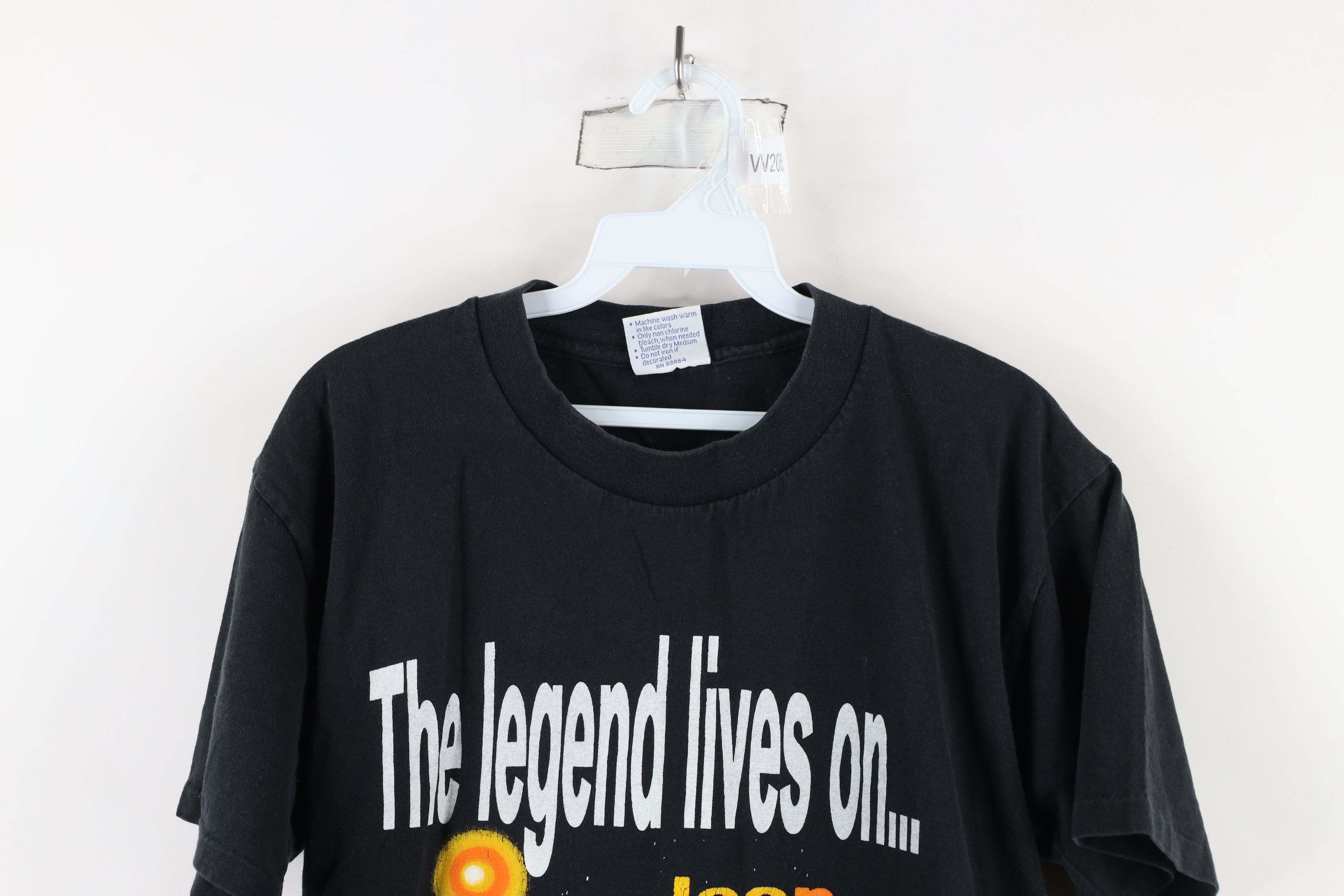 Vintage Vintage 90s Legend Lives On Jeep Motors T-Shirt Black USA Size US M / EU 48-50 / 2 - 2 Thumbnail