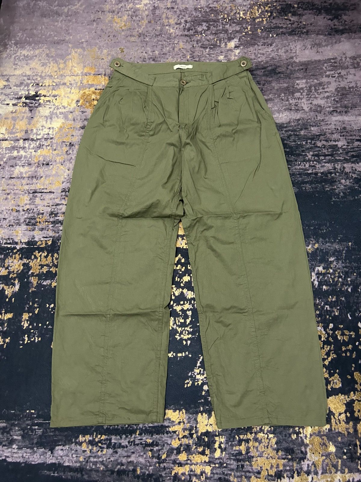 Japanese Brand Rooof Baggy Wide Leg Pants Size US 31 - 3 Thumbnail