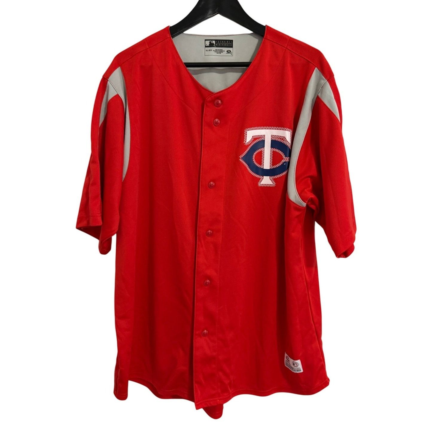 MLB Minnesota Twins Red Baseball Jersey Men's Size XL Size US XL / EU 56 / 4 - 1 Thumbnail