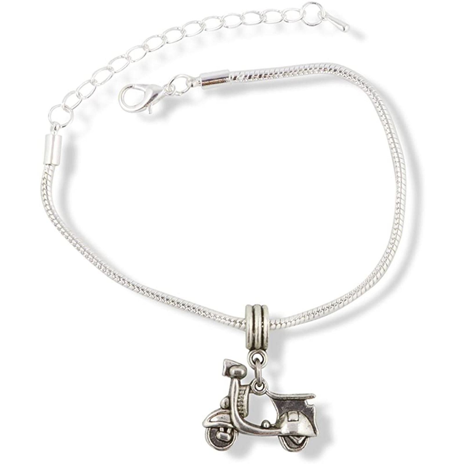 & Other Stories Scooter Vespa Bike Snake Chain Charm Bracelet Jewelry Size ONE SIZE - 1 Thumbnail