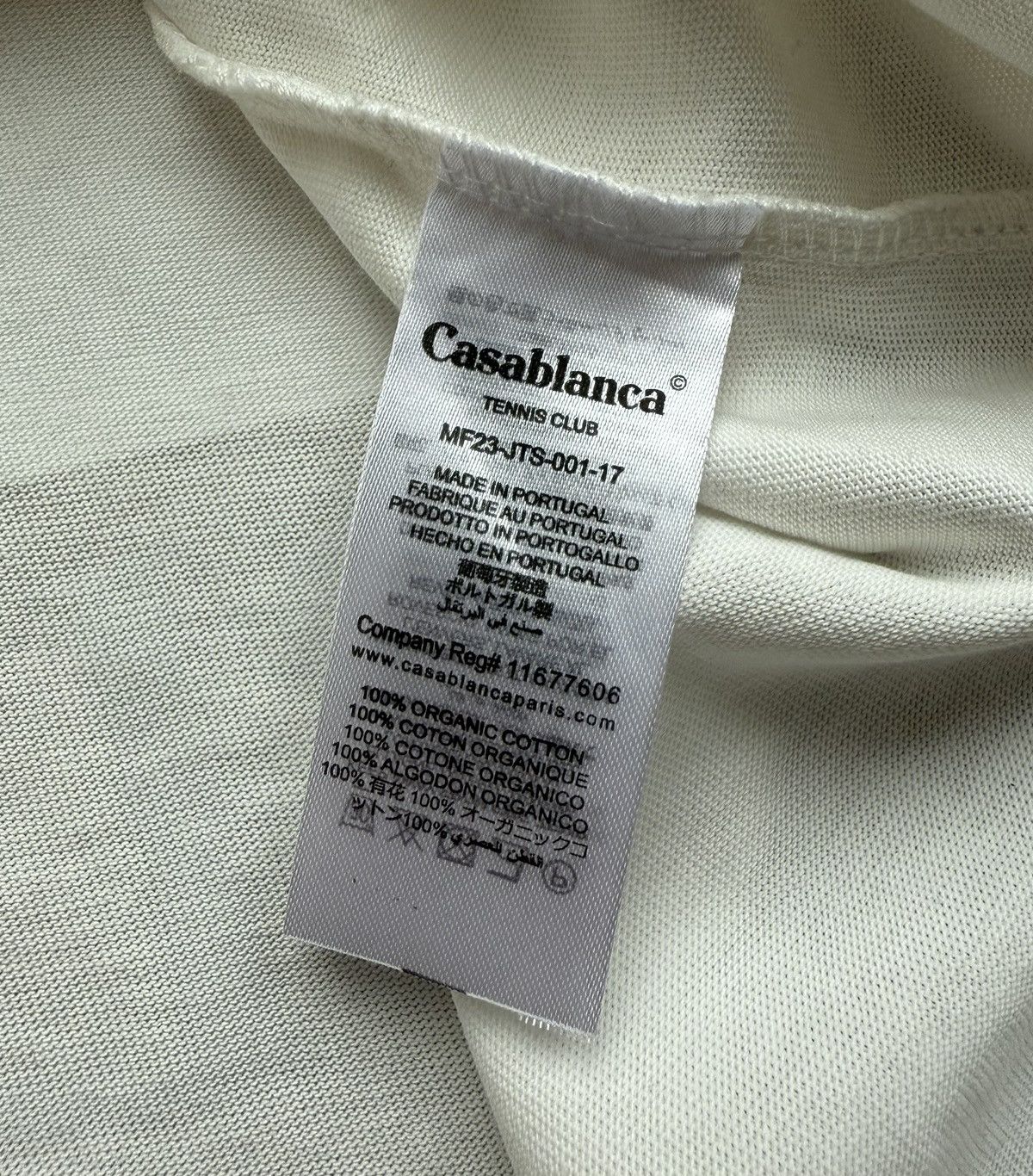 Casablanca Casablanca Tennis Club White T-Shirt Art Logo Size US L / EU 52-54 / 3 - 10 Thumbnail