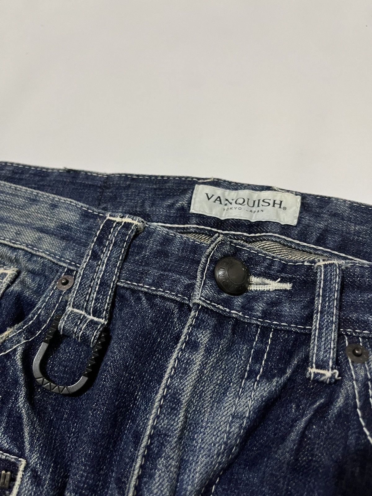 Japanese Brand Vanquish Japan Clawmark multi zip jeans Size US 30 / EU 46 - 6 Thumbnail