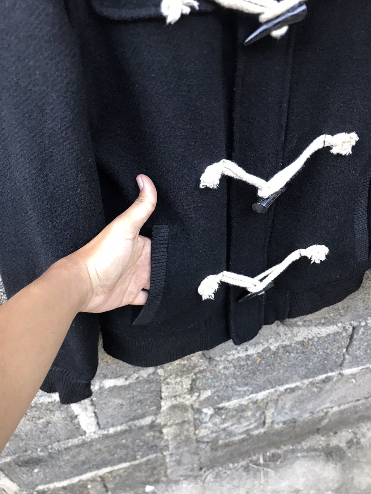 Japanese Brand 🔥V1BGYOR Hooded Wool Duffle Bomber Jacket Size US S / EU 44-46 / 1 - 6 Thumbnail