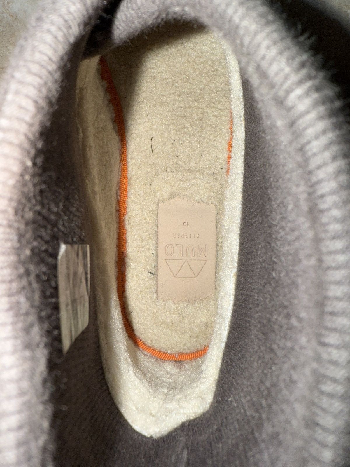MULO Mulo Brown/Gray Suede and Ribbed-Knit Slippers Size 10 Size US 10 / EU 43 - 7 Thumbnail