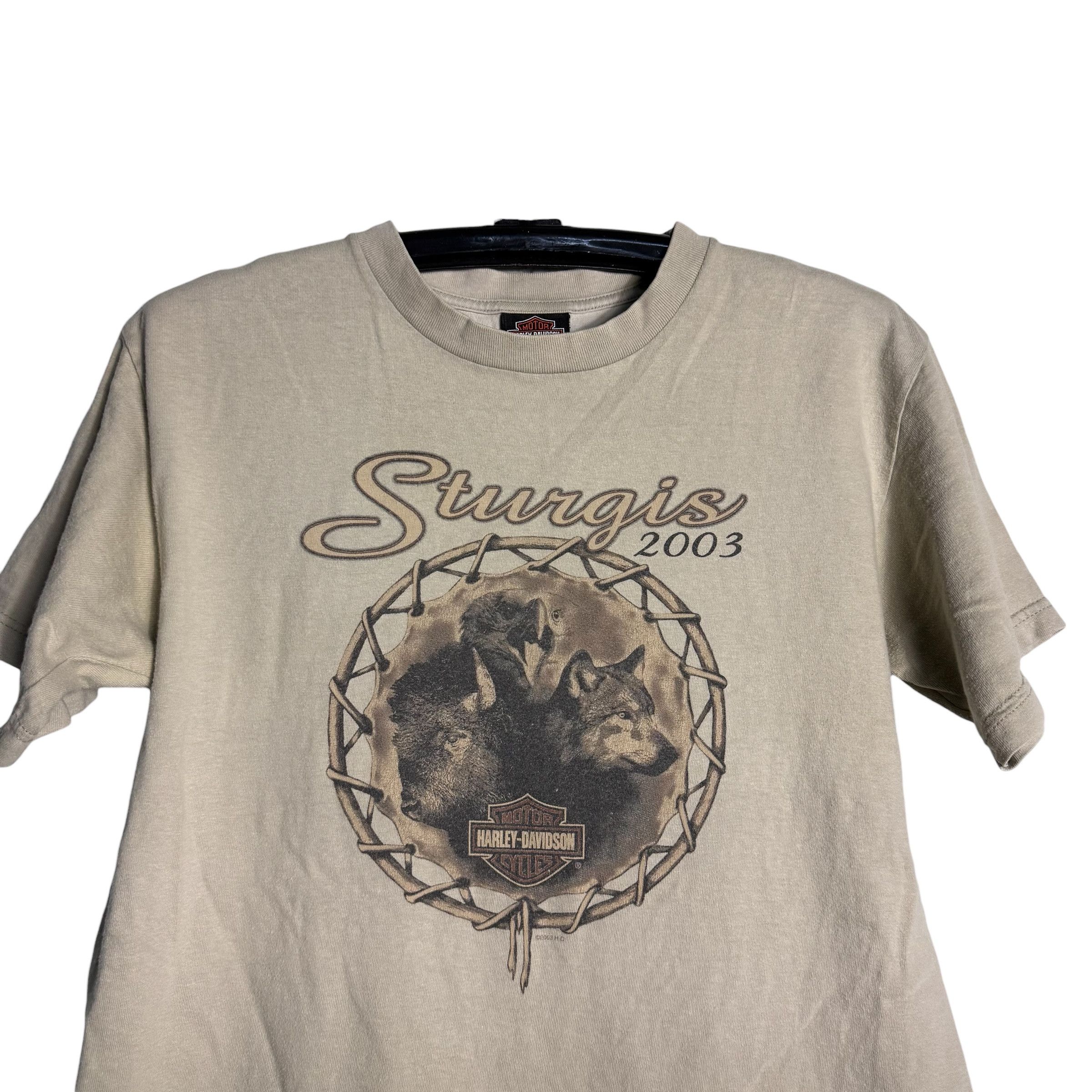 Harley Davidson 🔥RARE🔥Vintage Harley Davidson Sturgis South Dakota T-shirt Size US M / EU 48-50 / 2 - 2 Thumbnail