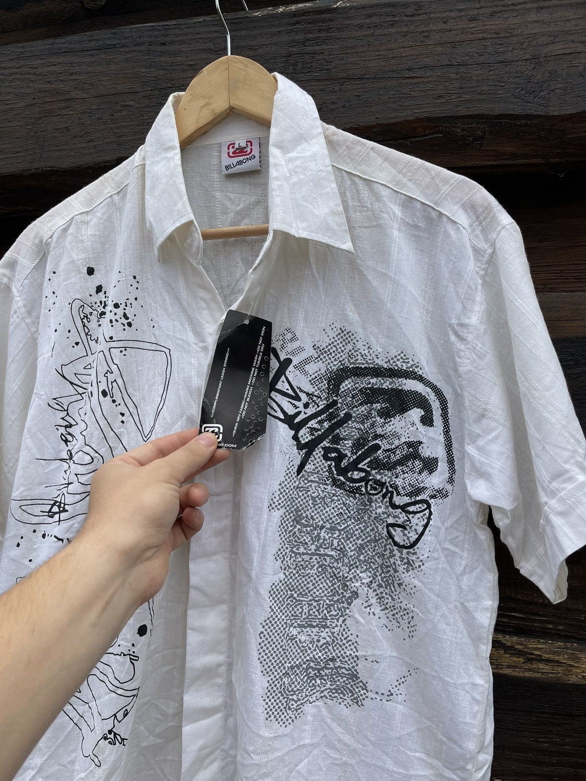Billabong New with tags 90’s Billabong vintage graffiti shirt Size US L / EU 52-54 / 3 - 4 Thumbnail