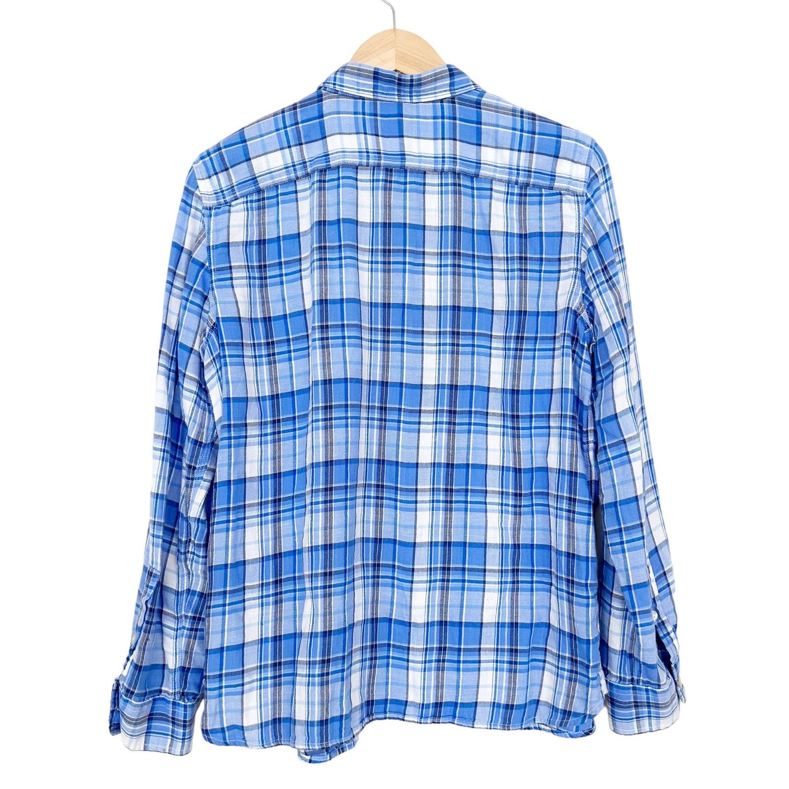 Lauren Ralph Lauren Lauren Ralph Lauren Blue White Plaid Button Down Sz L Size US L / EU 52-54 / 3 - 6 Thumbnail