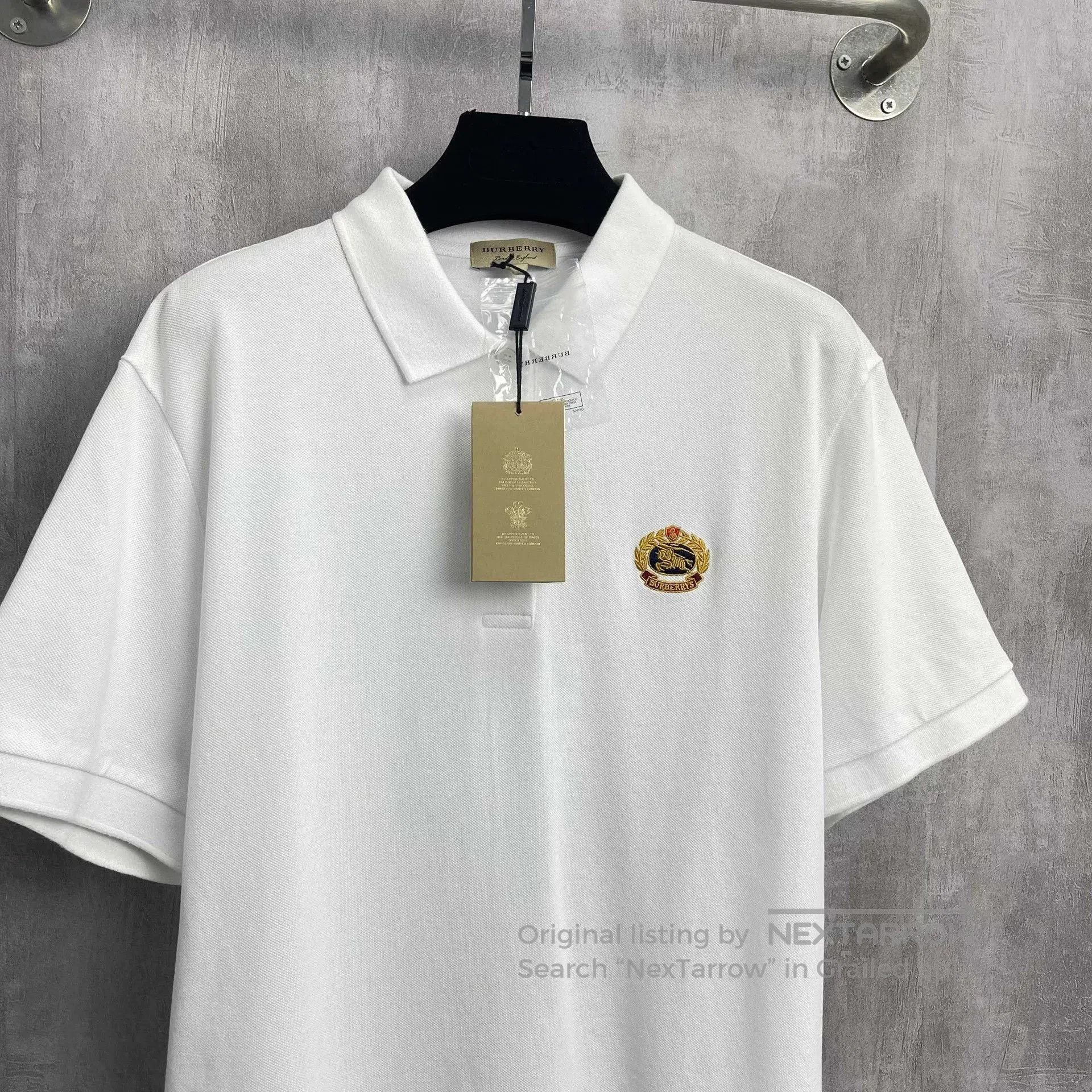 Burberry Burberry Wheat Ear Horse Logo Polo T. Size US M / EU 48-50 / 2 - 2 Thumbnail