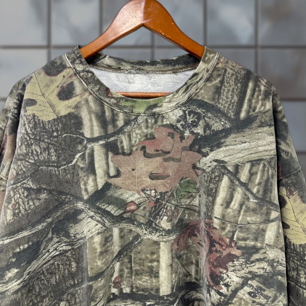 Jerzees VINTAGE Real Tree Camo Sweatshirt 2XL Size US XXL / EU 58 / 5 - 1 Thumbnail