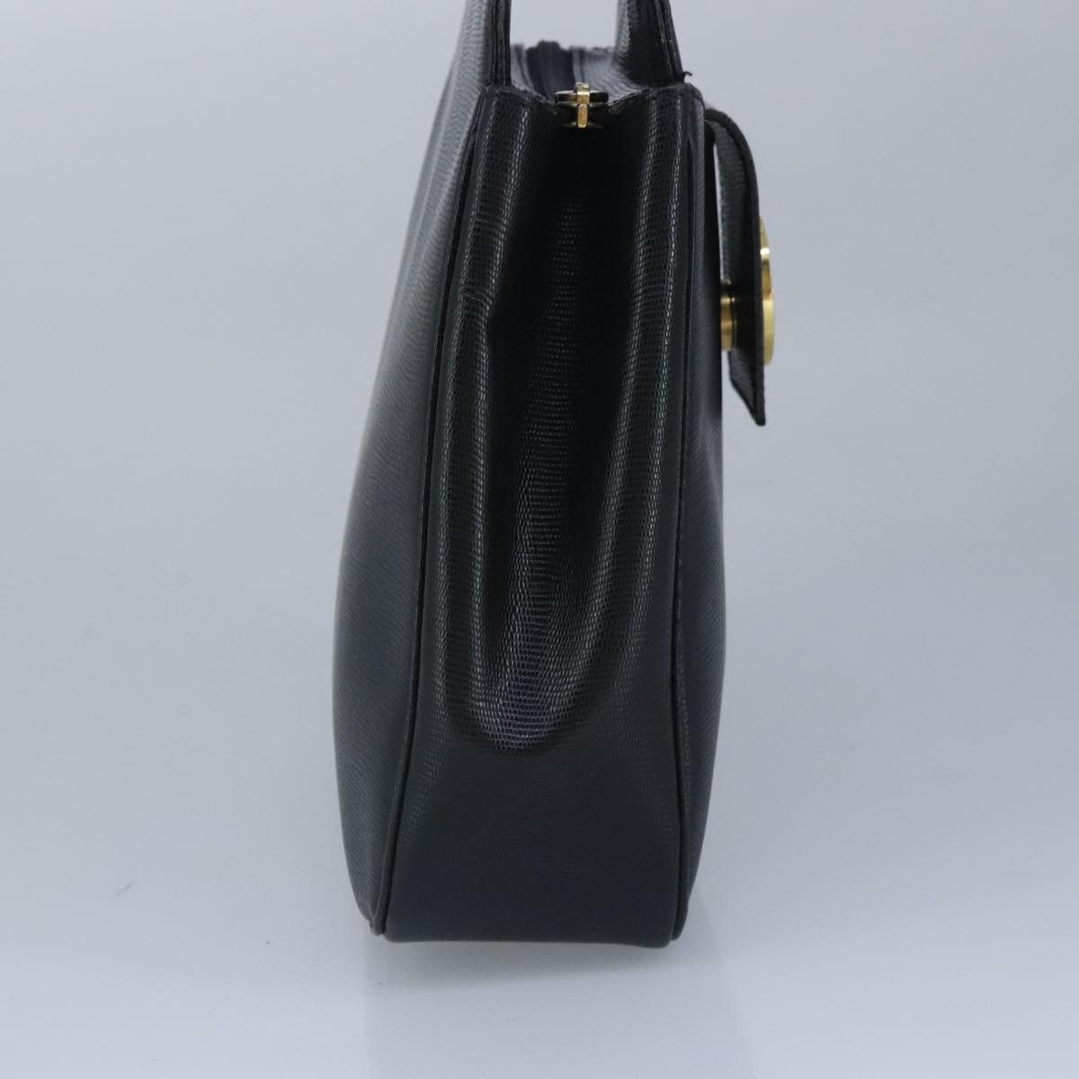 Celine CELINE Shoulder Bag Leather Black Gold Size ONE SIZE - 3 Thumbnail