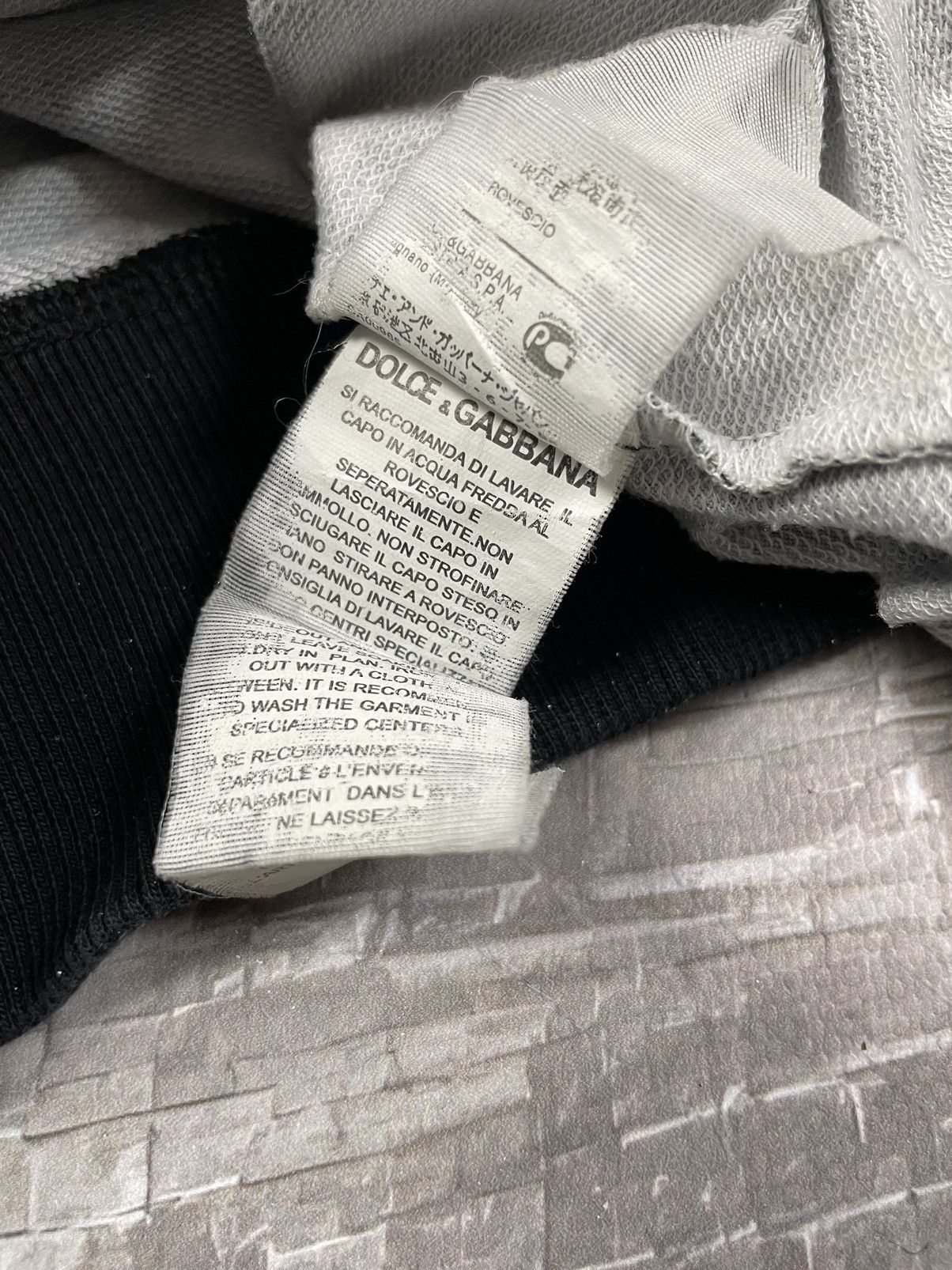 Dolce Gabbana Bee&Crown Monogram Rare Sweatshirt