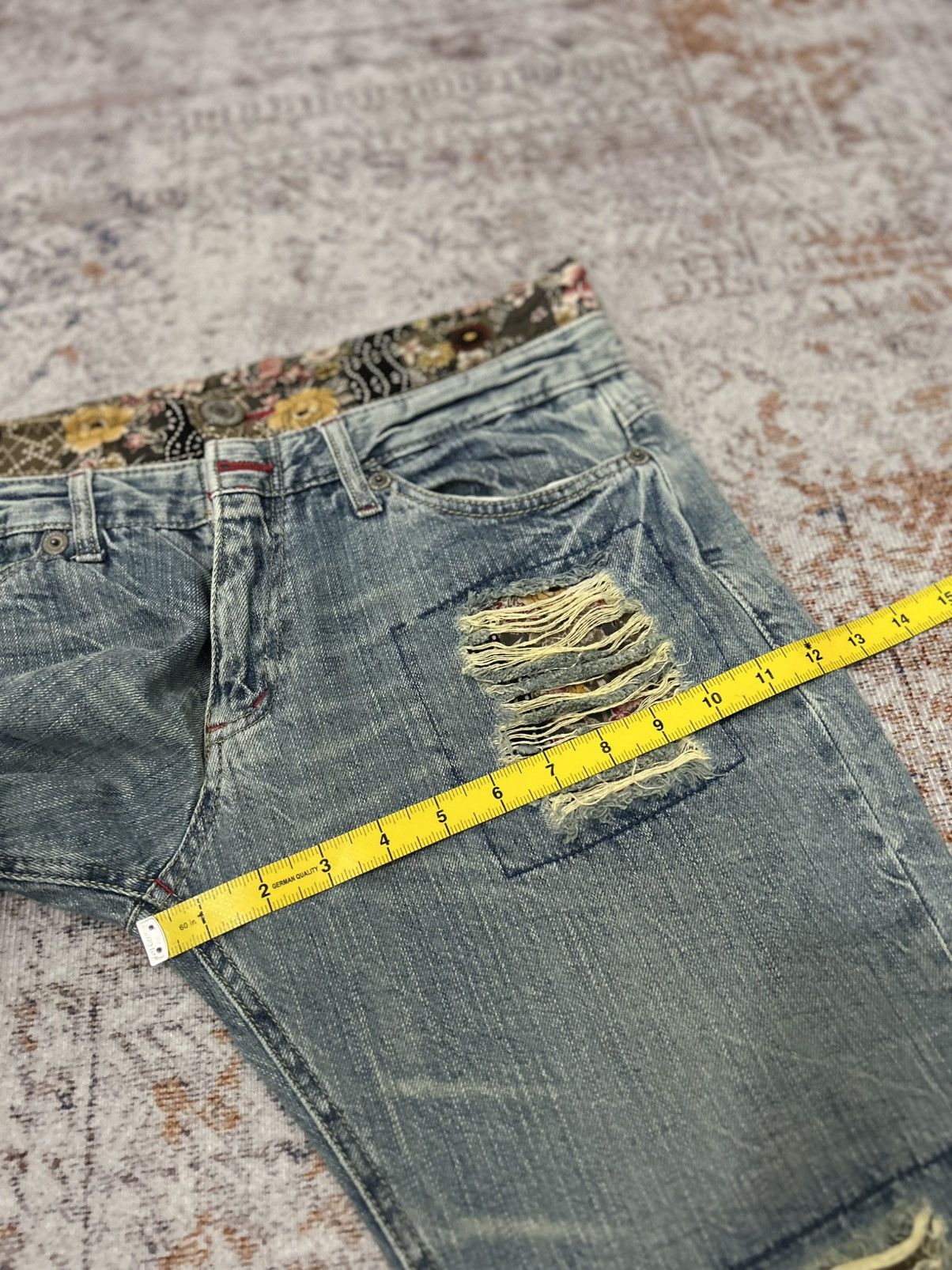 Hysteric Glamour Japanese Brand Doublle layer Rippert Jeans Size US 32 / EU 48 - 14 Thumbnail