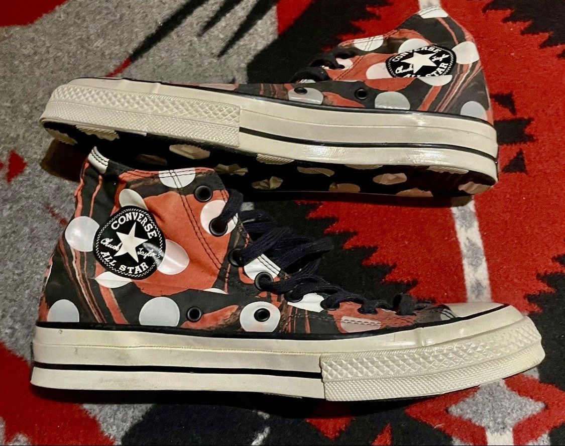 Converse Polka Dot High Tops Size US 8.5 / EU 41-42 - 2 Thumbnail