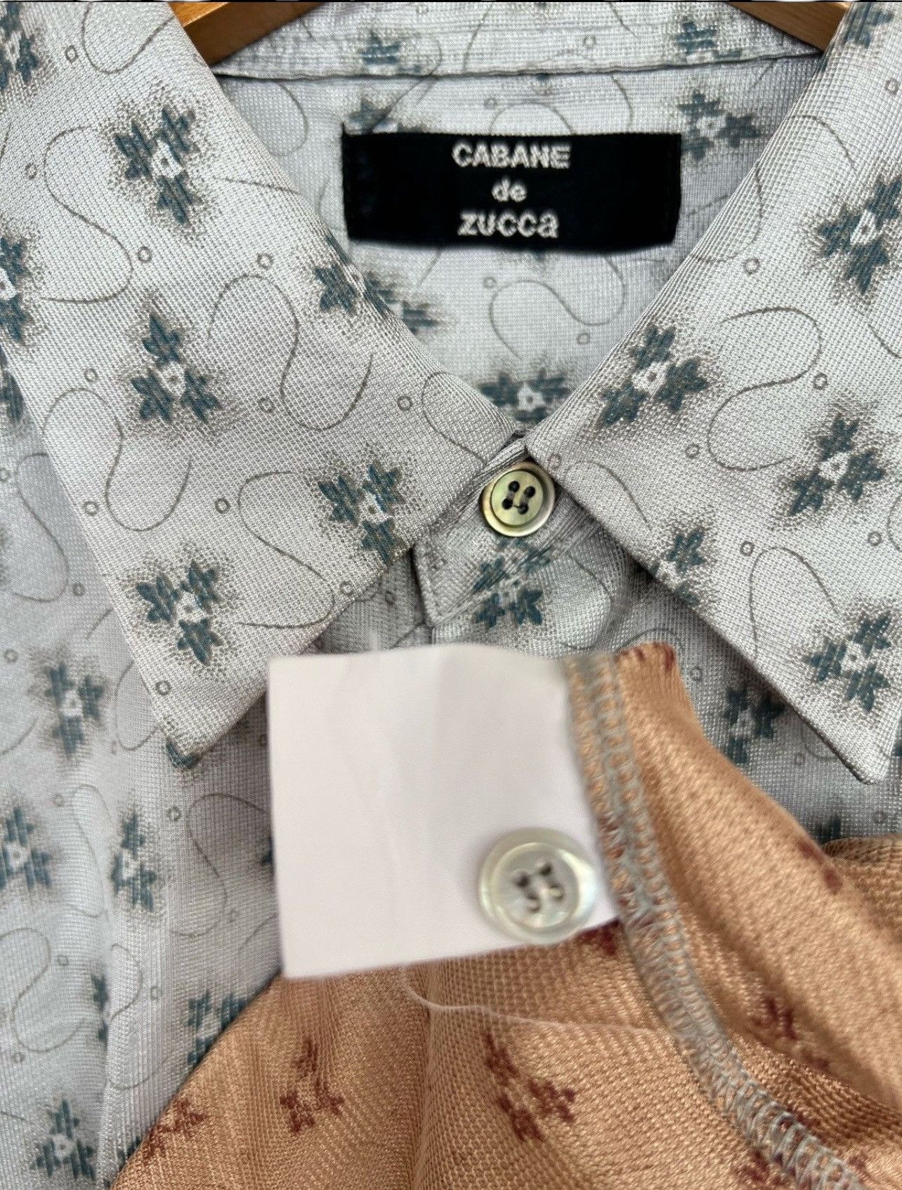 CABANE de ZUCCa × Issey Miyake × Tsumori Chisato Issey Miyake Cabane De Zucca Button Up Formal Shirt Size US M / EU 48-50 / 2 - 8 Thumbnail