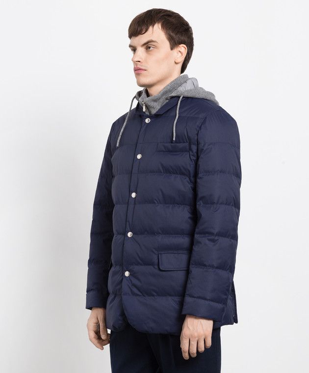 Brunello Cucinelli Jacket in Navy Size US XL / EU 56 / 4 - 3 Thumbnail