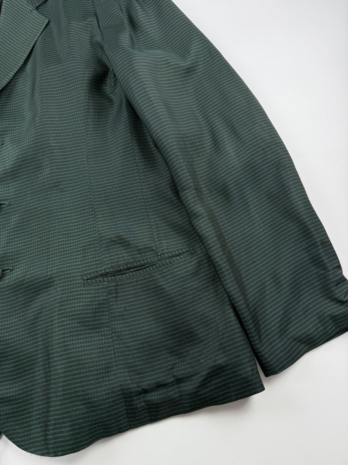 Yohji Yamamoto Yohji Yamamoto Pour Homme S/S’97 Striped Oversized Jacket Size US M / EU 48-50 / 2 - 6 Thumbnail