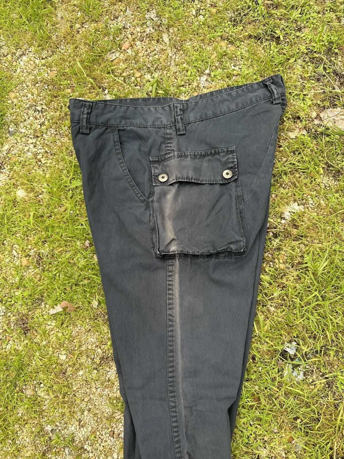 Beauty Beast RNA INC. TROUSERS BAGGY BLACK FADED WIDE LEGS PANTS Size US 29 - 11 Thumbnail