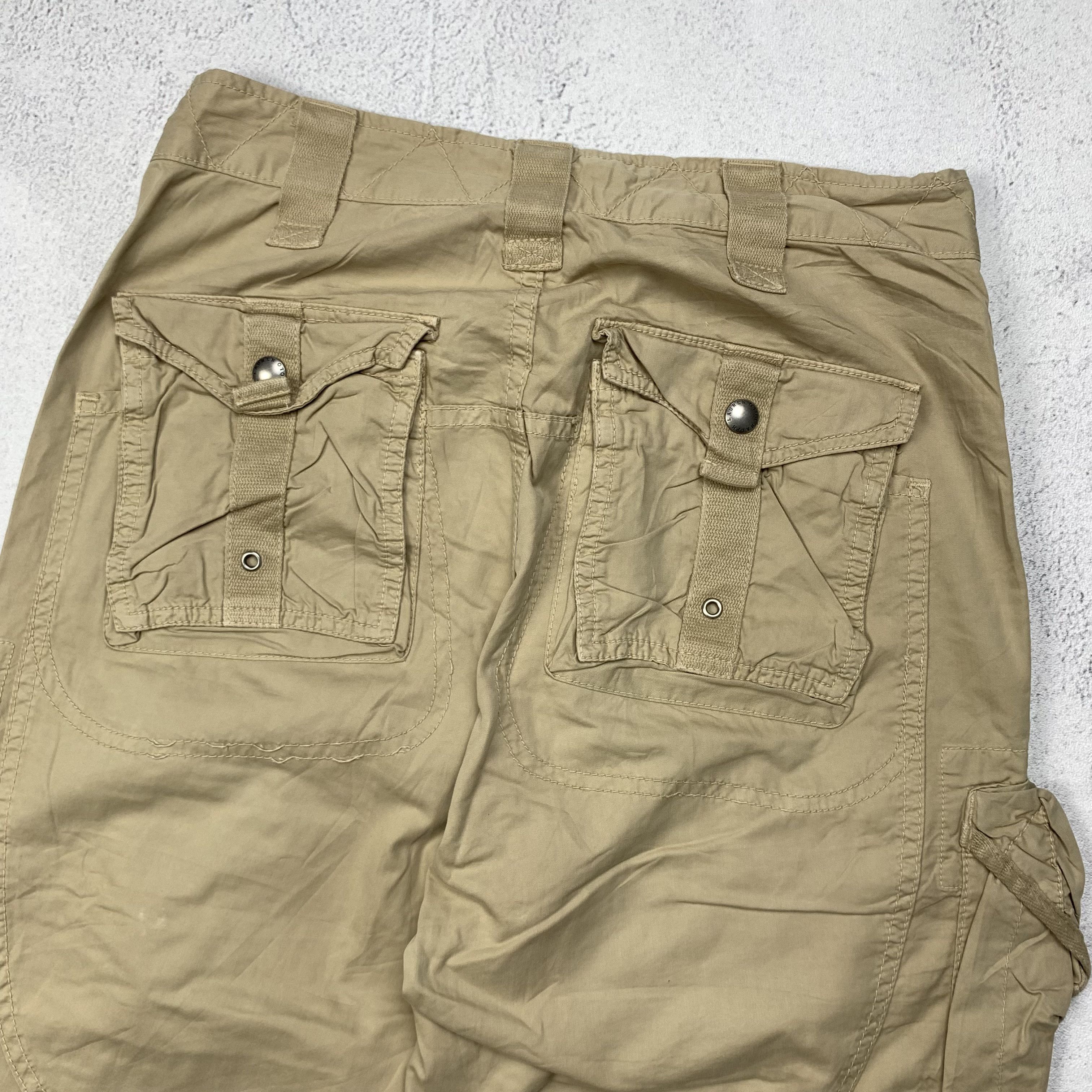 Polo Ralph Lauren Vintage Polo Ralph Lauren Multi Pocket 3D Cargo Pants Size US 30 / EU 46 - 10 Thumbnail