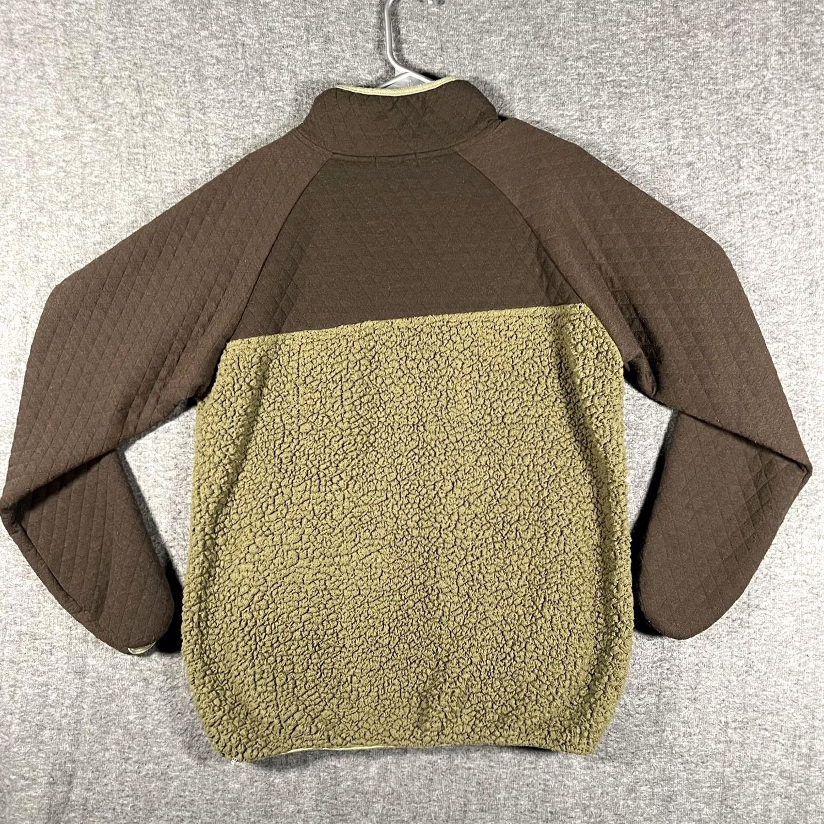 Vintage Simply Southern Sweater Womens XXL Brown Sherpa Fleece Mock Neck Pullover Size XXL / US 16-18 / IT 52-54 - 3 Thumbnail