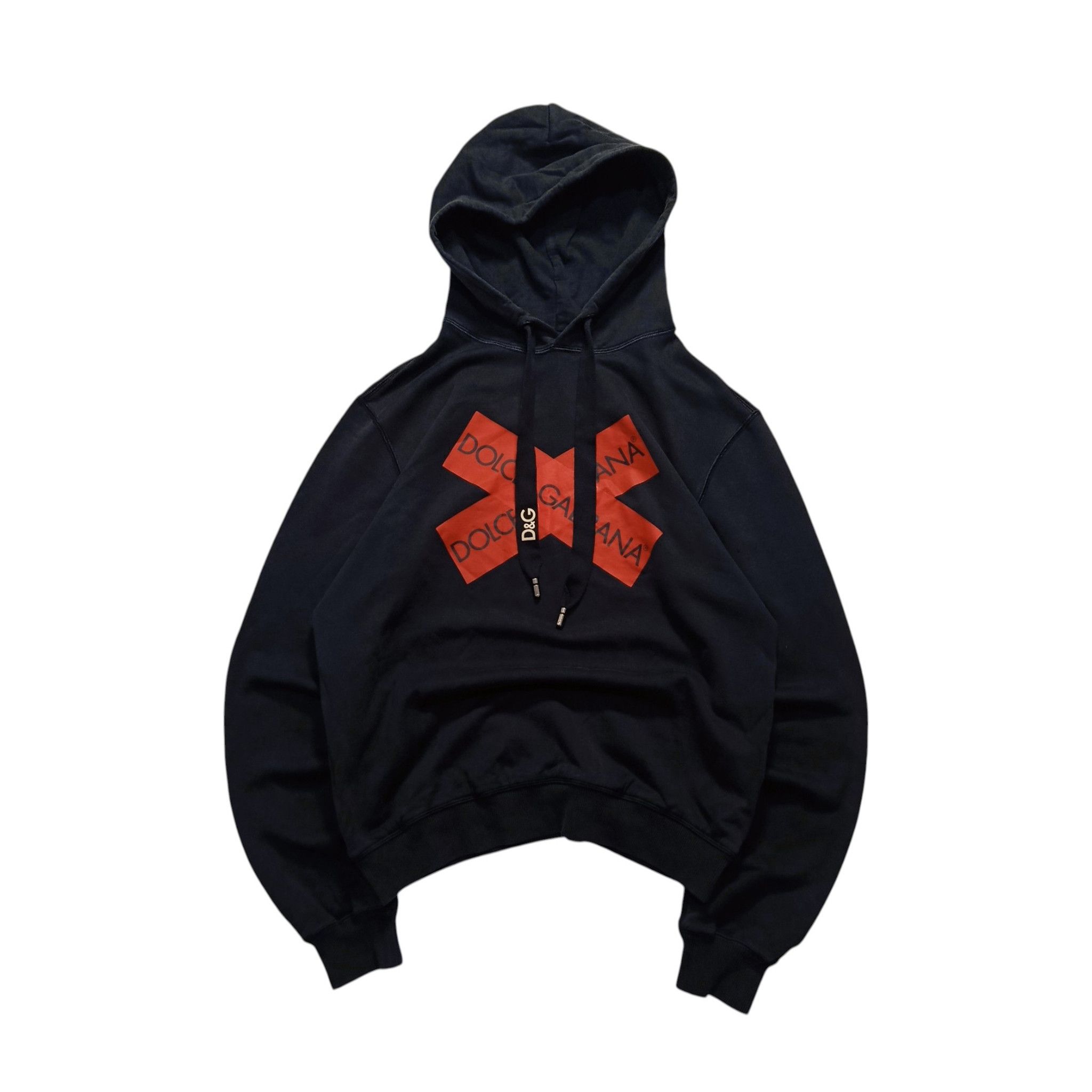 Dolce & Gabbana Dolce & Gabbana “X Tape” Graphic Hoodie Size US M / EU 48-50 / 2 - 1 Thumbnail