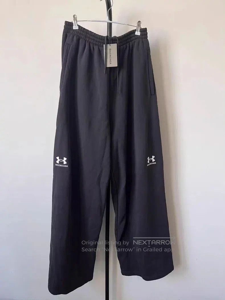 Balenciaga x Under Armour Logo Knit Sweatpants.