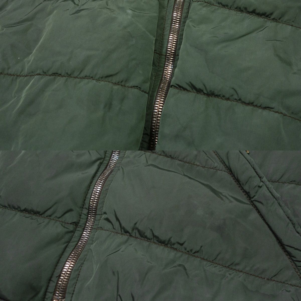 Prada 00s Quilted Nylon Down Beaver Fur Trim Parka Jacket Archive Size L / US 10 / IT 46 - 9 Thumbnail