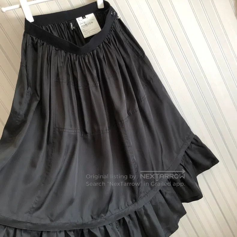 Comme des Garcons Comme Des Garcons size S Pinched skirt tail thick glossy b Size 23" - 5 Thumbnail