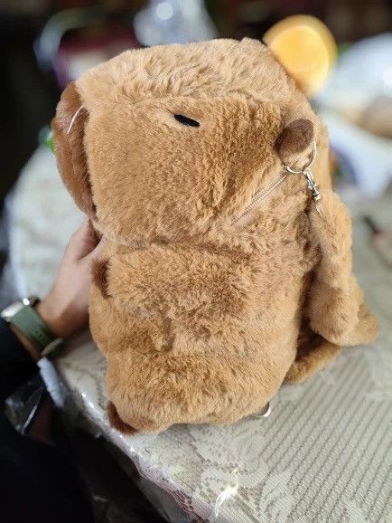 Japanese Brand Capybara Plush Backpack Size ONE SIZE - 8 Thumbnail