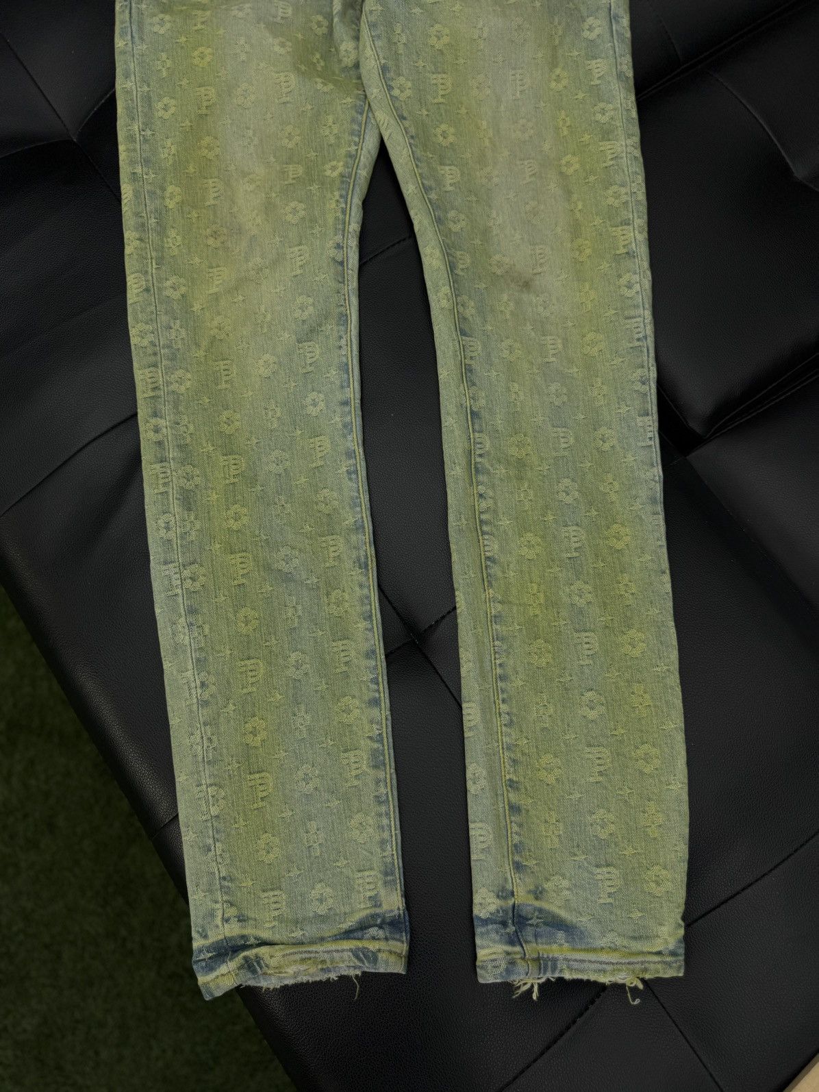 Purple Brand Purple Brand Jeans Blue/Yellow Jeans Size 31 🧼 Size US 31 - 2 Thumbnail