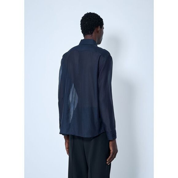 Saint Laurent Paris o1s1wg110126 826663 Chemise S66m Simple Couche Shirt Blue Size US S / EU 44-46 / 1 - 4 Thumbnail