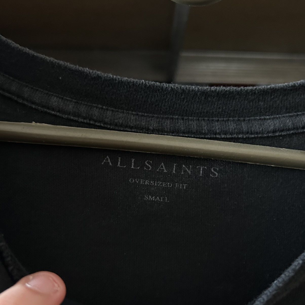 Allsaints Designer Allsaints Big Logo Streetwear y2k japan tee Size US M / EU 48-50 / 2 - 6 Thumbnail