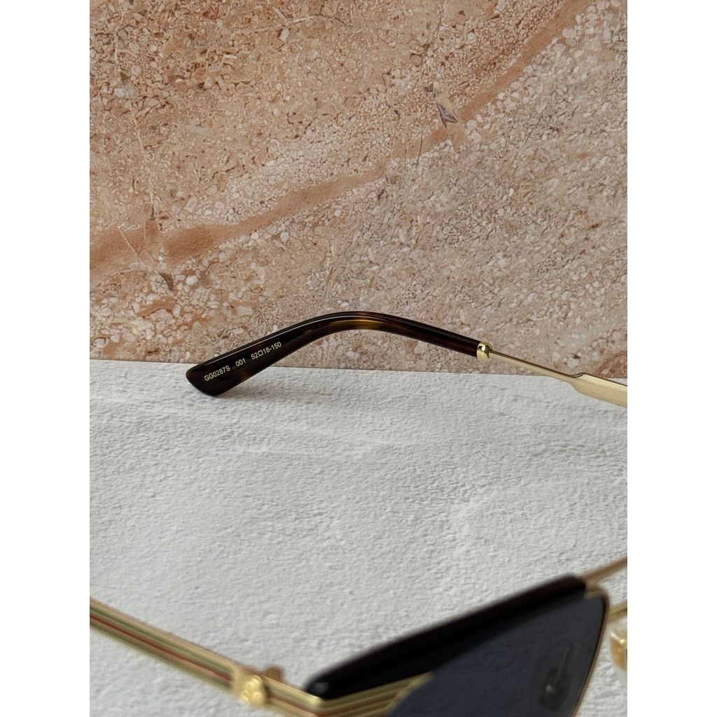 Gucci NEW Gucci GG0287S Black Clubmaster Unisex Sunglasses $625 Size ONE SIZE - 7 Thumbnail