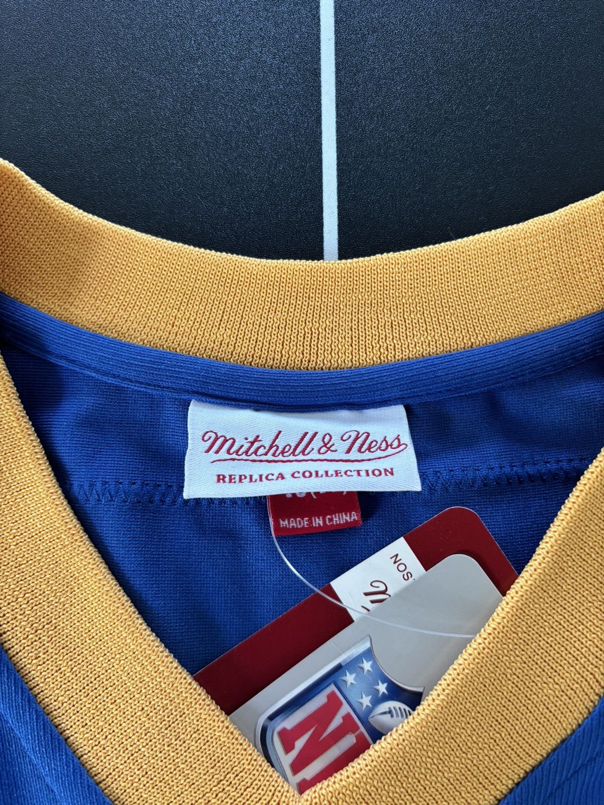 Mitchell & Ness Marshall Faulk Royal St. Louis Rams Gridiron Classics 1999 Size US XXS / EU 40 - 6 Thumbnail