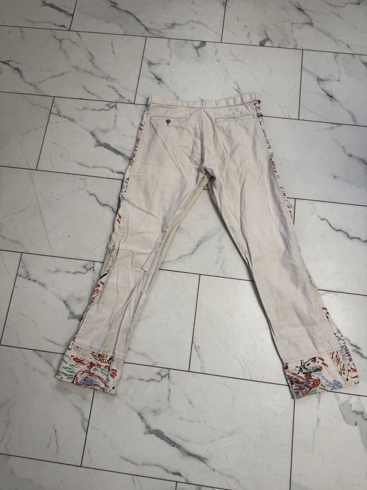 Comme des Garcons Comme des Garcons Graffiti Trousers Size US 31 - 2 Thumbnail
