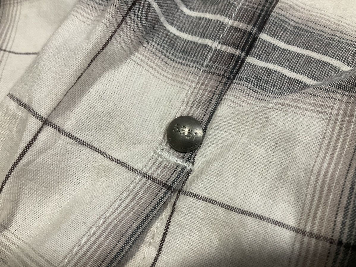 5351 POUR LES HOMMES × If Six Was Nine × Le Grande Bleu (L.G.B.) 🔥Sick Y2K 5351 Pour Les Hommes Rivet Snap Button Shirt Size US M / EU 48-50 / 2 - 8 Thumbnail